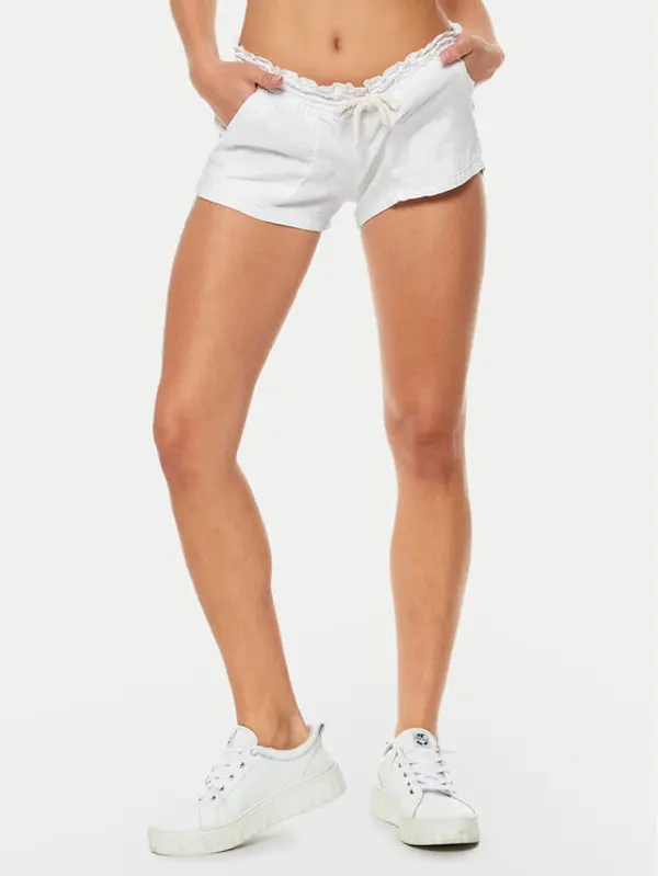 Roxy Roxy Kratke hlače Oceanside ARJNS03007 Bijela Regular Fit