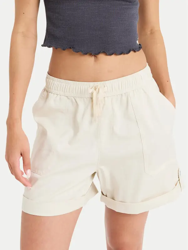 Roxy Roxy Kratke hlače Sweetest Day ERJNS03588 Écru Regular Fit