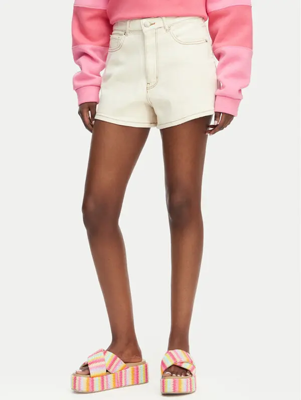 Roxy Roxy Kratke traperice Chlo Natural ERJDS03323 Bež Regular Fit