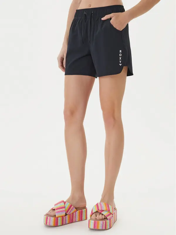 Roxy Roxy Kupaće gaće i hlače Wave 5" ERJBS03299 Crna Regular Fit