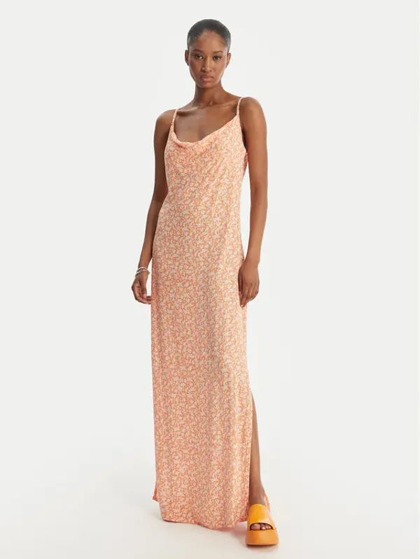 Roxy Roxy Ljetna haljina Semi Tropic ERJWD03912 Narančasta Regular Fit