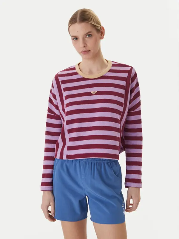 Roxy Roxy Majica Daylight Dancer ERJKT04403 Ljubičasta Relaxed Fit