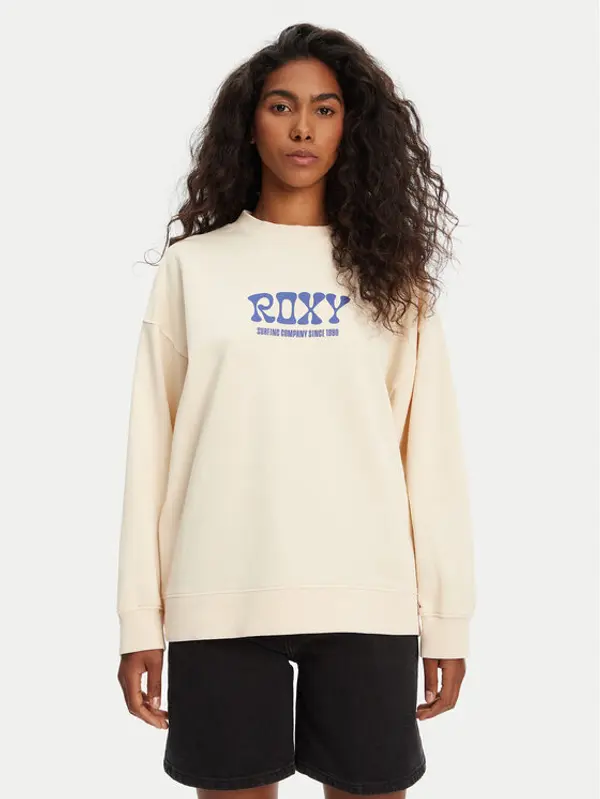 Roxy Roxy Majica dugih rukava ERJFT04941 Bež Regular Fit