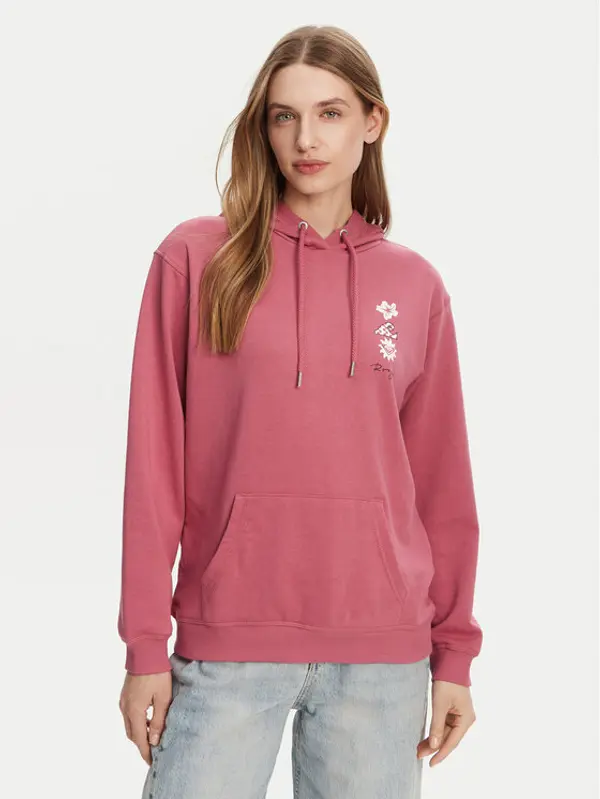 Roxy Roxy Majica dugih rukava ERJFT04952 Ružičasta