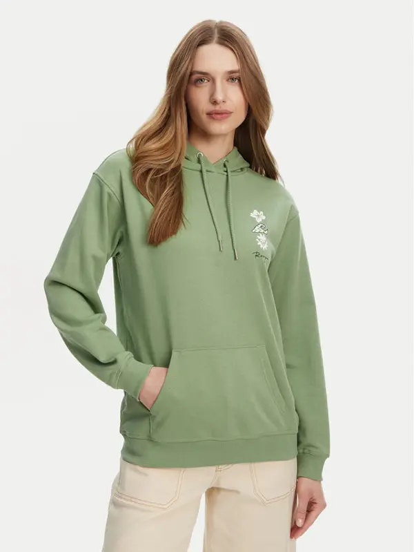 Roxy Roxy Majica dugih rukava ERJFT04952 Zelena