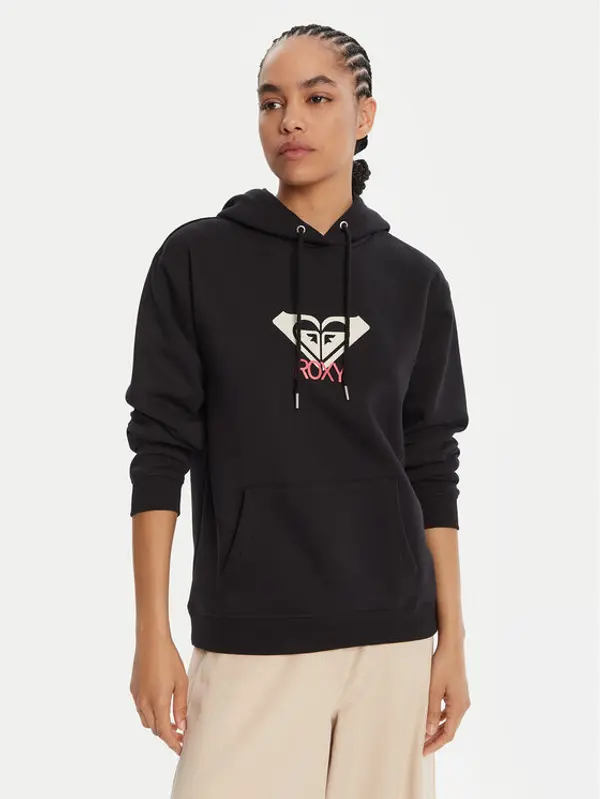 Roxy Roxy Majica dugih rukava ERJFT05020 Crna Regular Fit