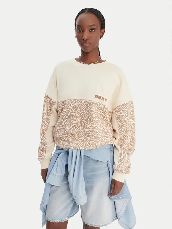Roxy Roxy Majica dugih rukava ERJFT05040 Bež Relaxed Fit