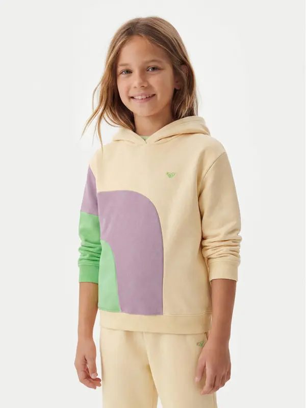 Roxy Roxy Majica dugih rukava Remember The Name ERGFT04032 Bež Relaxed Fit