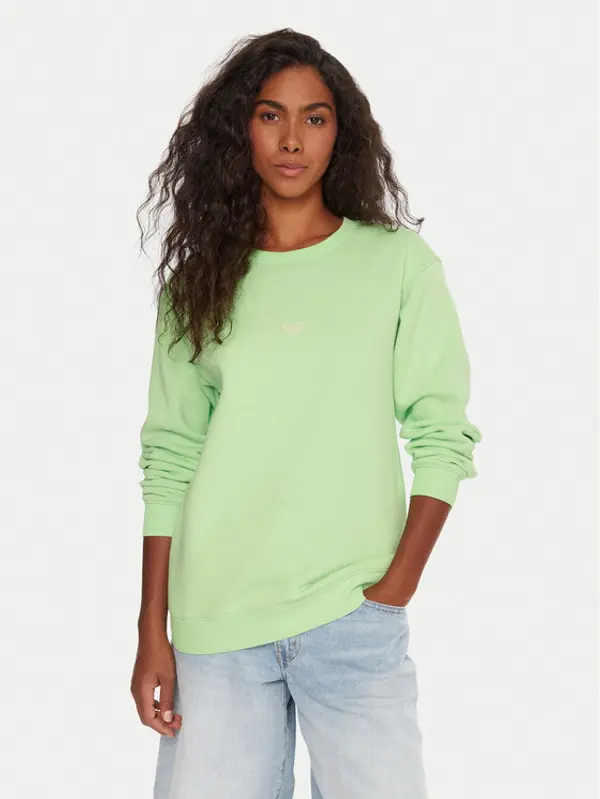 Roxy Roxy Majica dugih rukava Surf Stoked ERJFT05018 Zelena Regular Fit