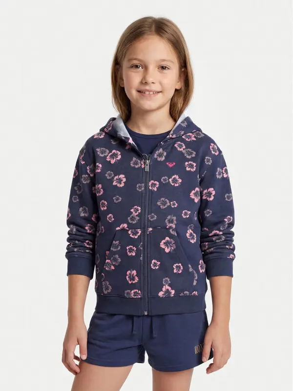 Roxy Roxy Majica dugih rukava Twenty Five Miles ERGFT04024 Tamnoplava Relaxed Fit