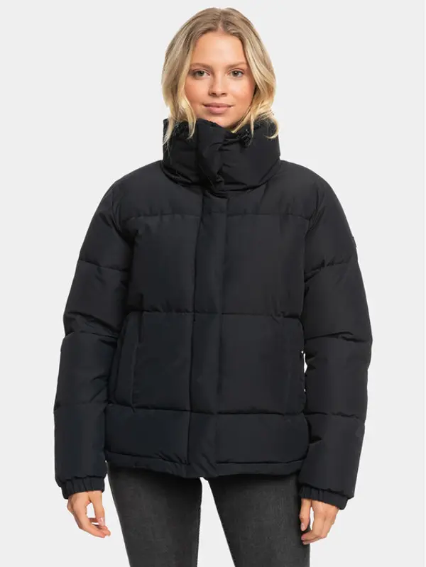Roxy Roxy Pernata jakna Winter Rebel Jk Otlr ERJJK03556 Crna Regular Fit