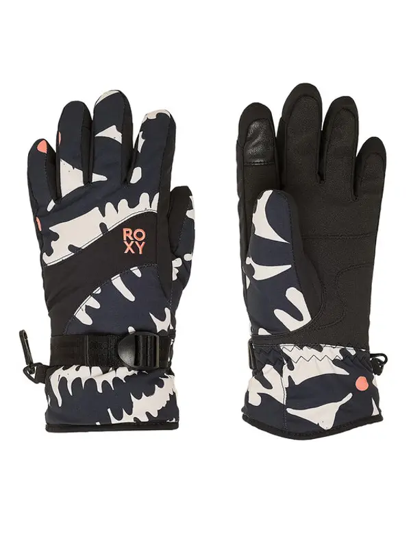 Roxy Roxy Rukavice za snowboard Jetty ERGHN03048 Crna