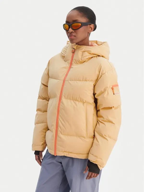 Roxy Roxy Skijaška jakna Alofted Puffy ERJTJ03470 Bež Regular Fit