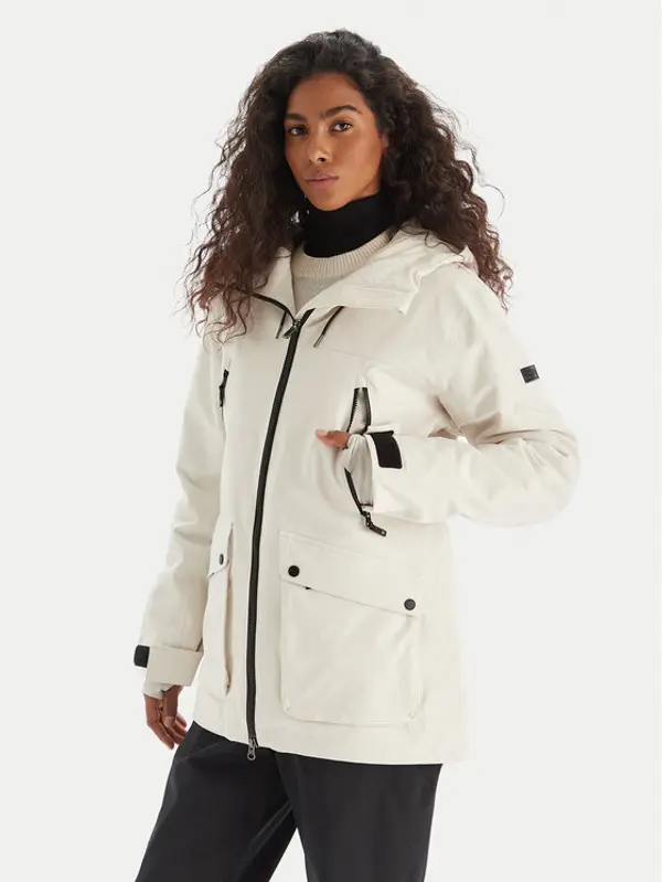 Roxy Roxy Skijaška jakna ERJTJ03515 Bijela Slim Fit