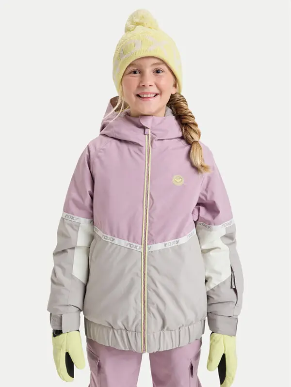 Roxy Roxy Skijaška jakna Hekla Ice ERGTJ03204 Ružičasta Relaxed Fit