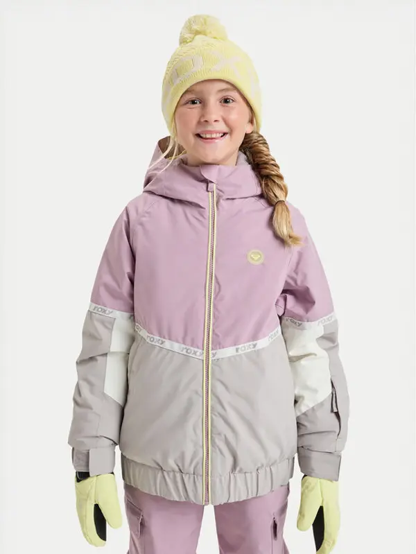 Roxy Roxy Skijaška jakna Hekla Ice ERGTJ03204 Ružičasta Relaxed Fit