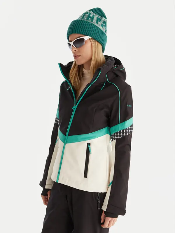Roxy Roxy Skijaška jakna Peak Chic Softshell Jk ERJTJ03512 Crna Slim Fit