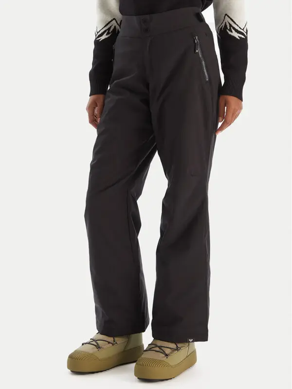 Roxy Roxy Skijaške hlače Snowy Crest PT ERJTP03301 Crna Regular Fit