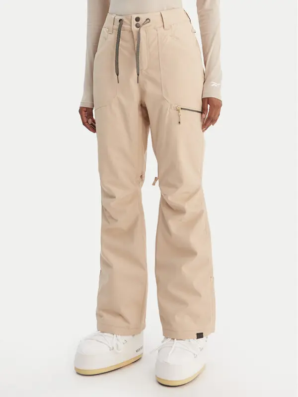 Roxy Roxy Snowboard hlače Nadia ERJTP03271 Bež Tailored Fit