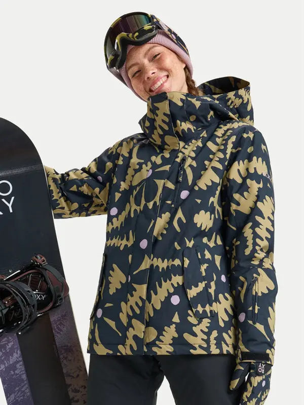 Roxy Roxy Snowboard jakna Jetty ERJTJ03529 Crna Regular Fit