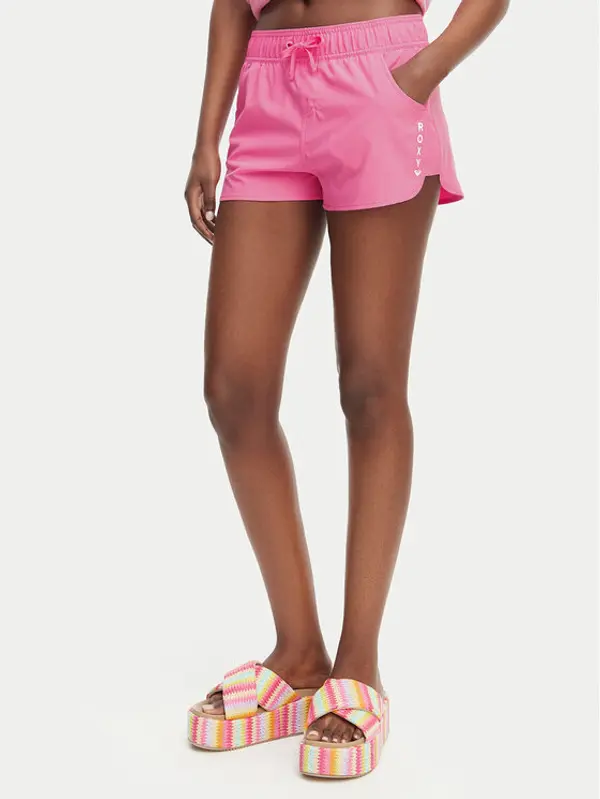 Roxy Roxy Sportske kratke hlače ERJBS03298 Svijetlo roza Regular Fit