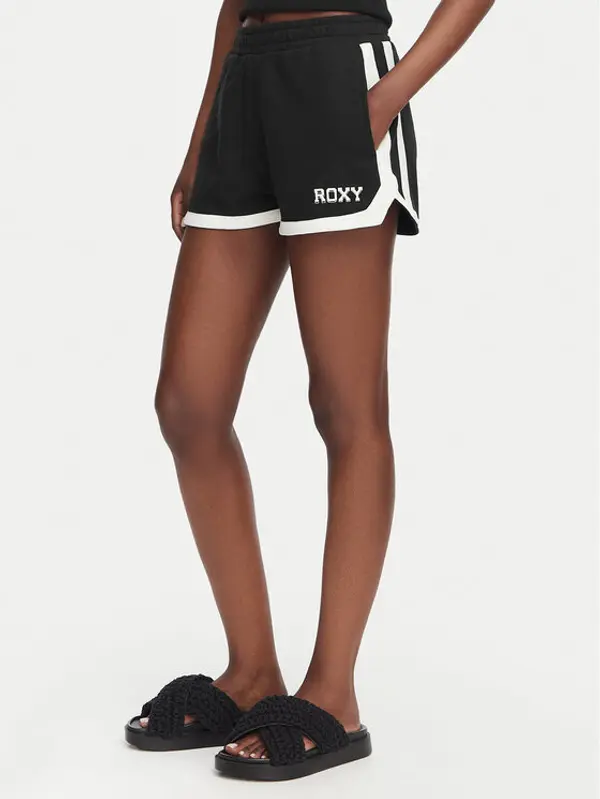 Roxy Roxy Sportske kratke hlače Essential Energy ERJFB03441 Crna Regular Fit