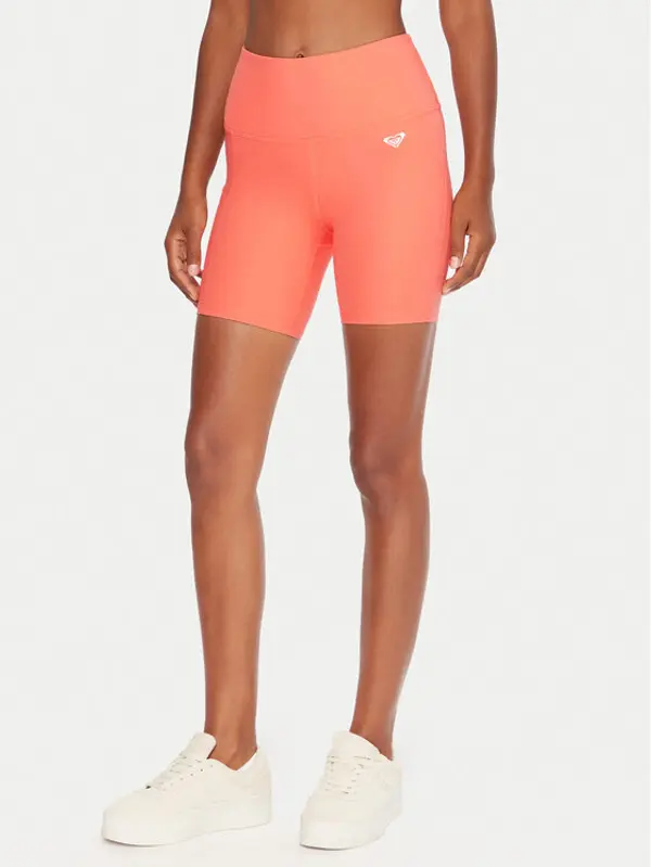 Roxy Roxy Sportske kratke hlače Heart Into It ERJNS03614 Koraljna Slim Fit