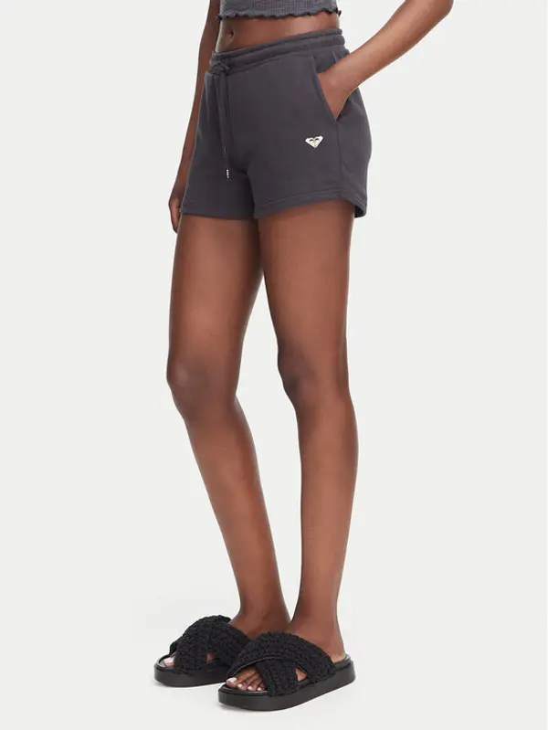 Roxy Roxy Sportske kratke hlače Surf Stoked ERJFB03416 Crna Regular Fit