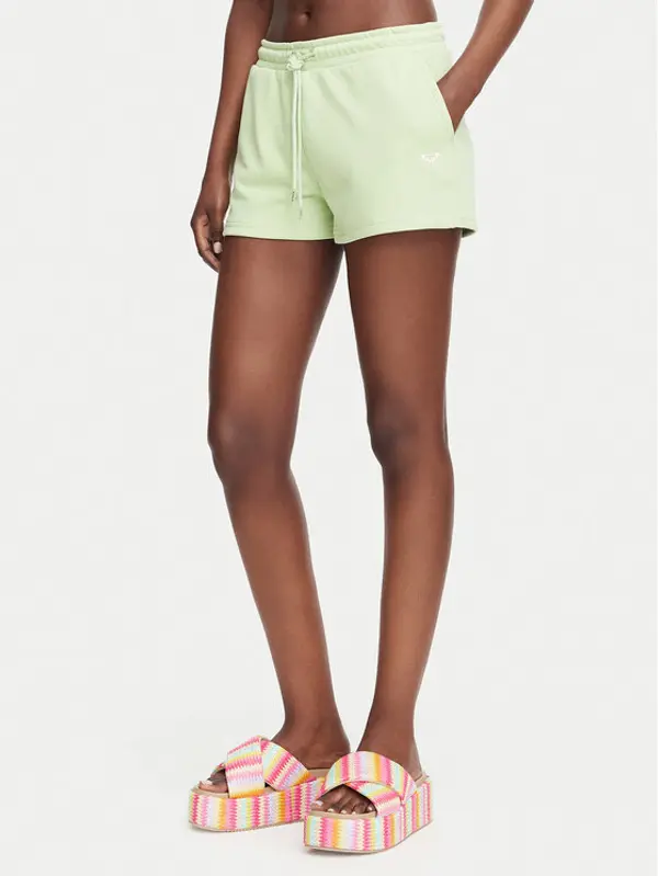 Roxy Roxy Sportske kratke hlače Surf Stoked ERJFB03416 Svijetlo zelena Regular Fit
