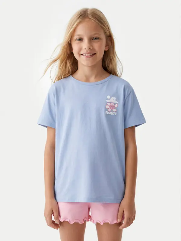 Roxy Roxy T-shirt Lily ERGZT04139 Ljubičasta Regular Fit