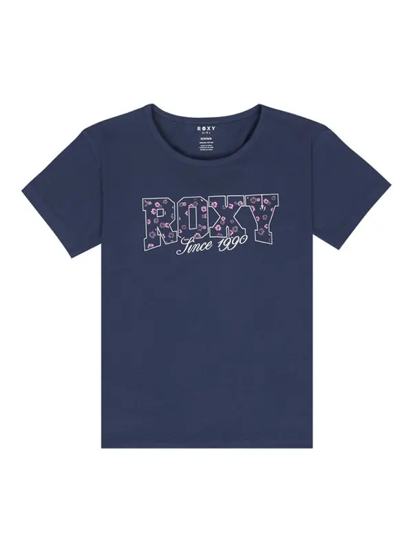 Roxy Roxy T-shirt Lily ERGZT04139 Svijetloplava Regular Fit
