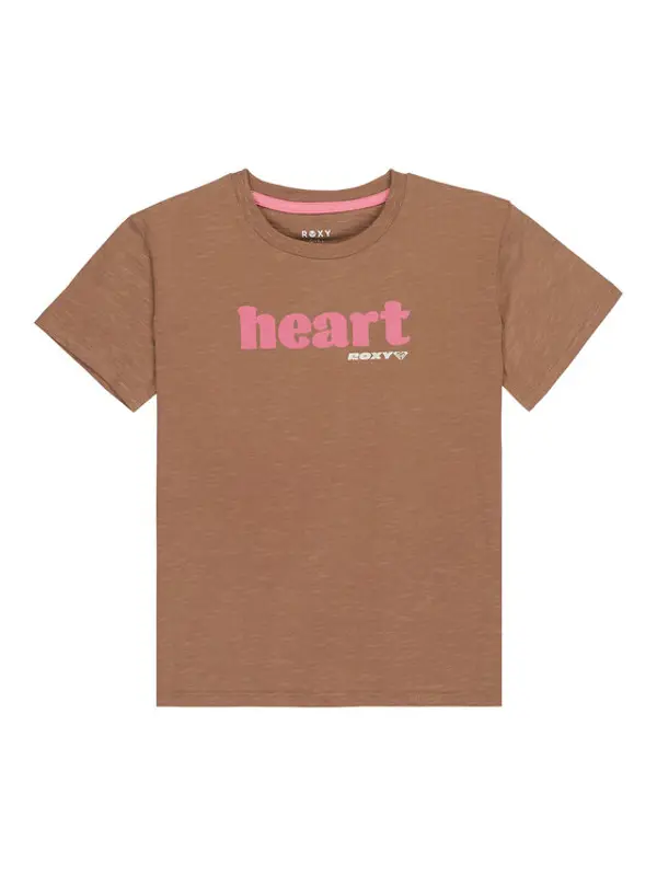 Roxy Roxy T-shirt Orchid Art ERGZT04142 Smeđa Regular Fit