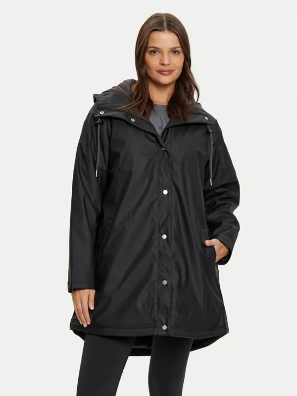 Roxy Roxy Vodootporna jakna Rain Road ERJJK03608 Crna Regular Fit