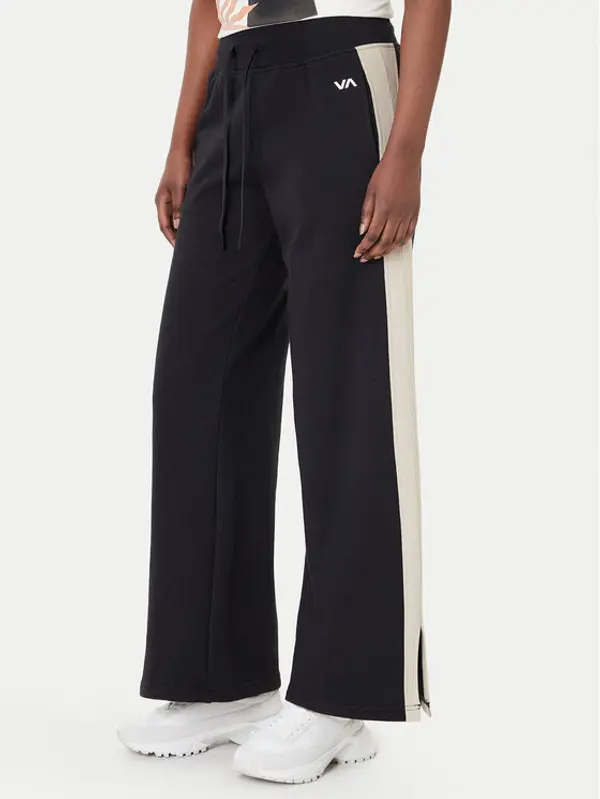 RVCA RVCA Donji dio trenerke Benchwarmer 23WS113505 Crna Relaxed Fit
