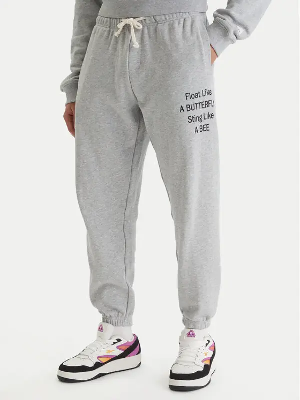 RVCA RVCA Donji dio trenerke Va X Ali 23A123500 Siva Relaxed Fit
