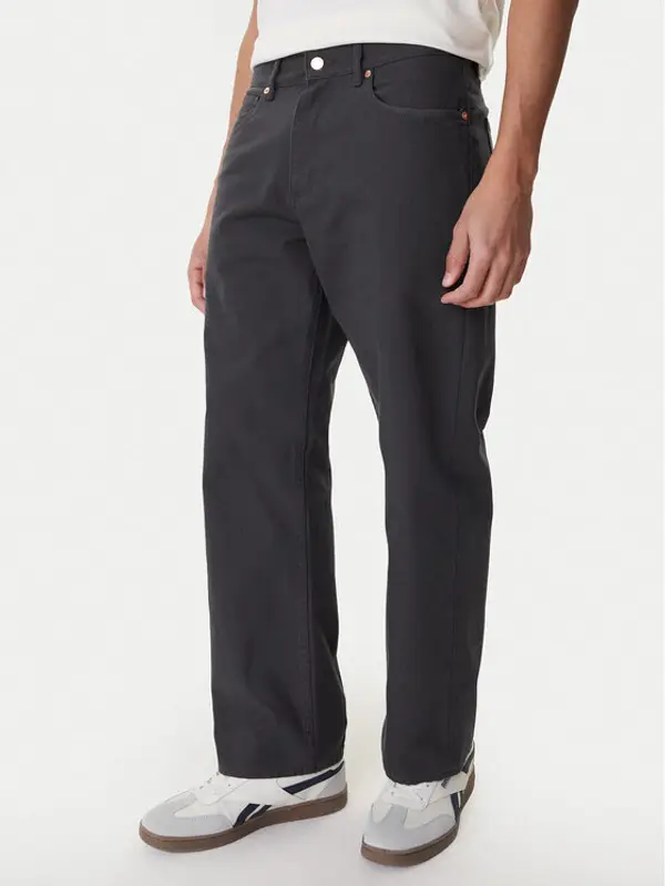 RVCA RVCA Hlače Dayshift 23A113502 Siva Relaxed Fit