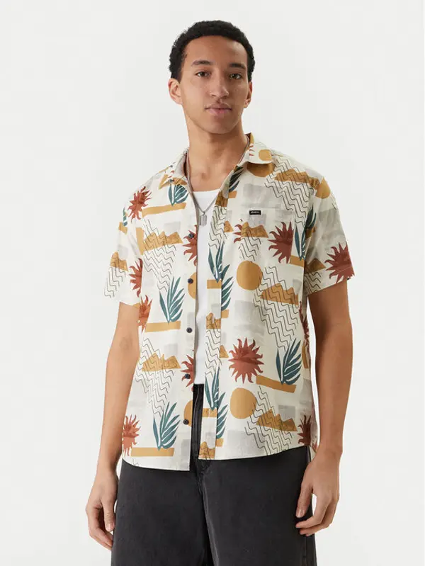 RVCA RVCA Košulja Anytime AVYWT00489 Écru Regular Fit