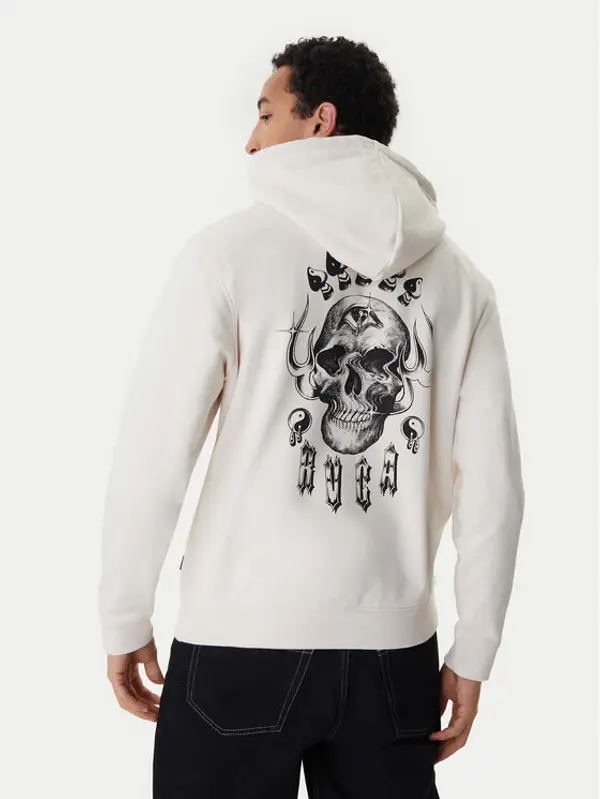 RVCA RVCA Majica dugih rukava All Seeing Hoodie EVYSF00133 Bež Regular Fit