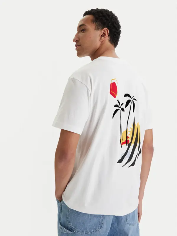 RVCA RVCA T-shirt Cutship EVYZT00287 Bijela Relaxed Fit