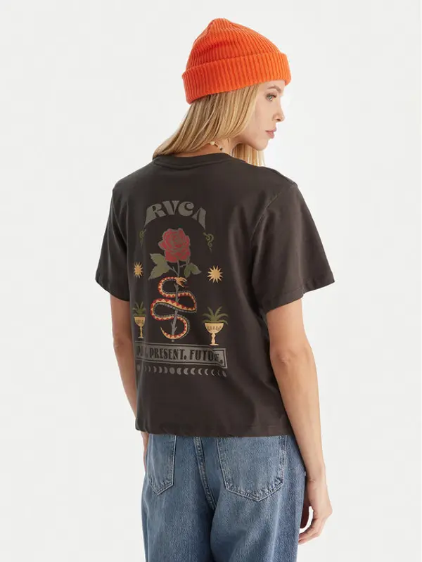 RVCA RVCA T-shirt EVJZT00166 Crna Regular Fit