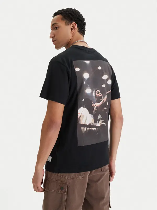 RVCA RVCA T-shirt Va X Ali Ringside 23A353527 Crna Regular Fit