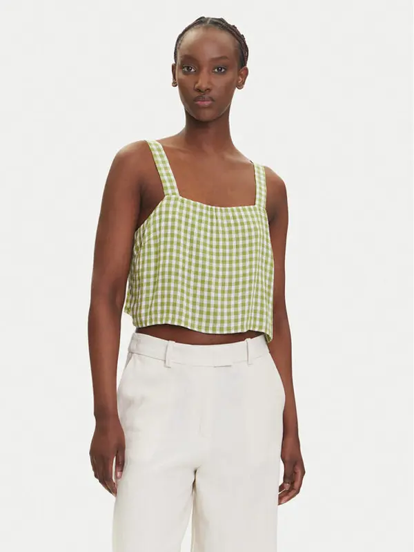 RVCA RVCA Top 23B041503 Zelena Relaxed Fit