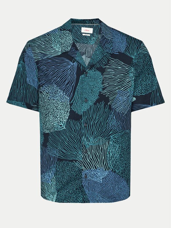 s.Oliver s.Oliver Košulja 2143563 Plava Slim Fit