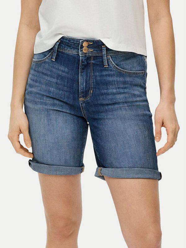 s.Oliver s.Oliver Kratke traperice 2140919 Plava Straight Fit