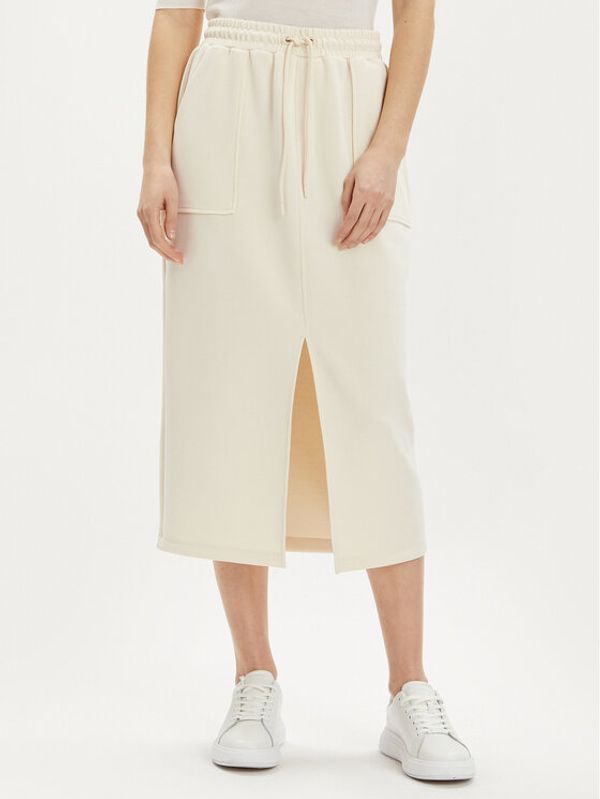 s.Oliver s.Oliver Midi suknja 2142239 Bež Regular Fit