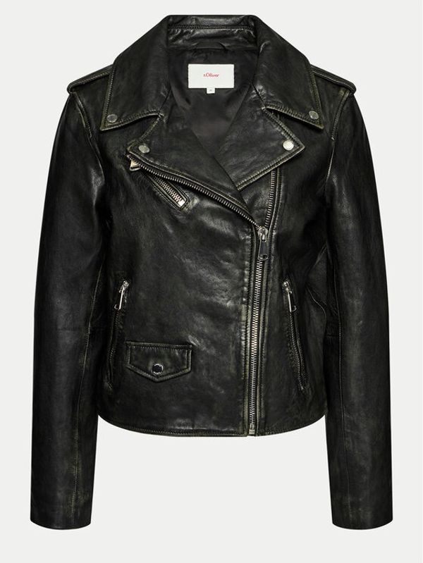 s.Oliver s.Oliver Prijelazna jakna 2145465 Crna Regular Fit