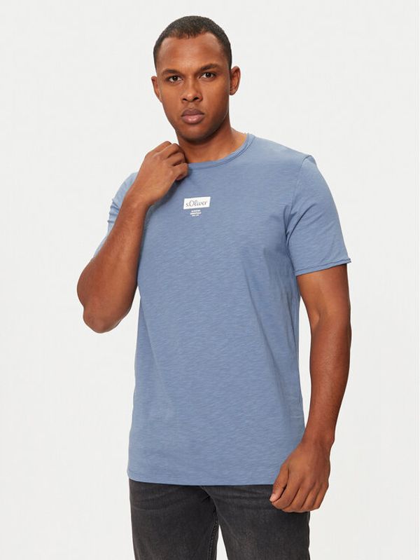 s.Oliver s.Oliver T-shirt 2150054 Plava Regular Fit