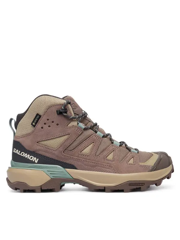 Salomon Salomon Trekking X Ultra 360 Ltr Mid Gtx W L49158400 Kaki
