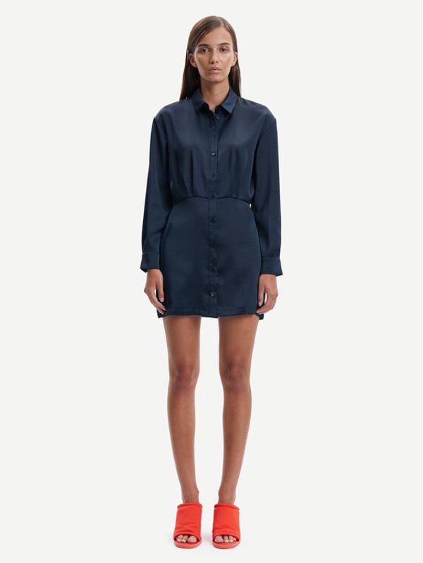 Samsøe Samsøe Samsøe Samsøe Haljina košulja Liza F22300193 Tamnoplava Regular Fit