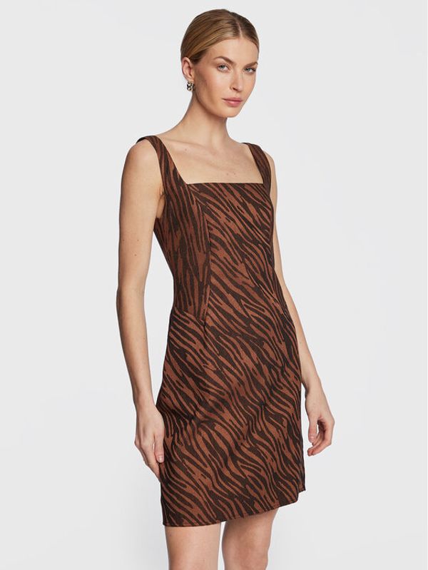 Samsøe Samsøe Samsøe Samsøe Haljina za svaki dan Casja F22400138 Smeđa Slim Fit